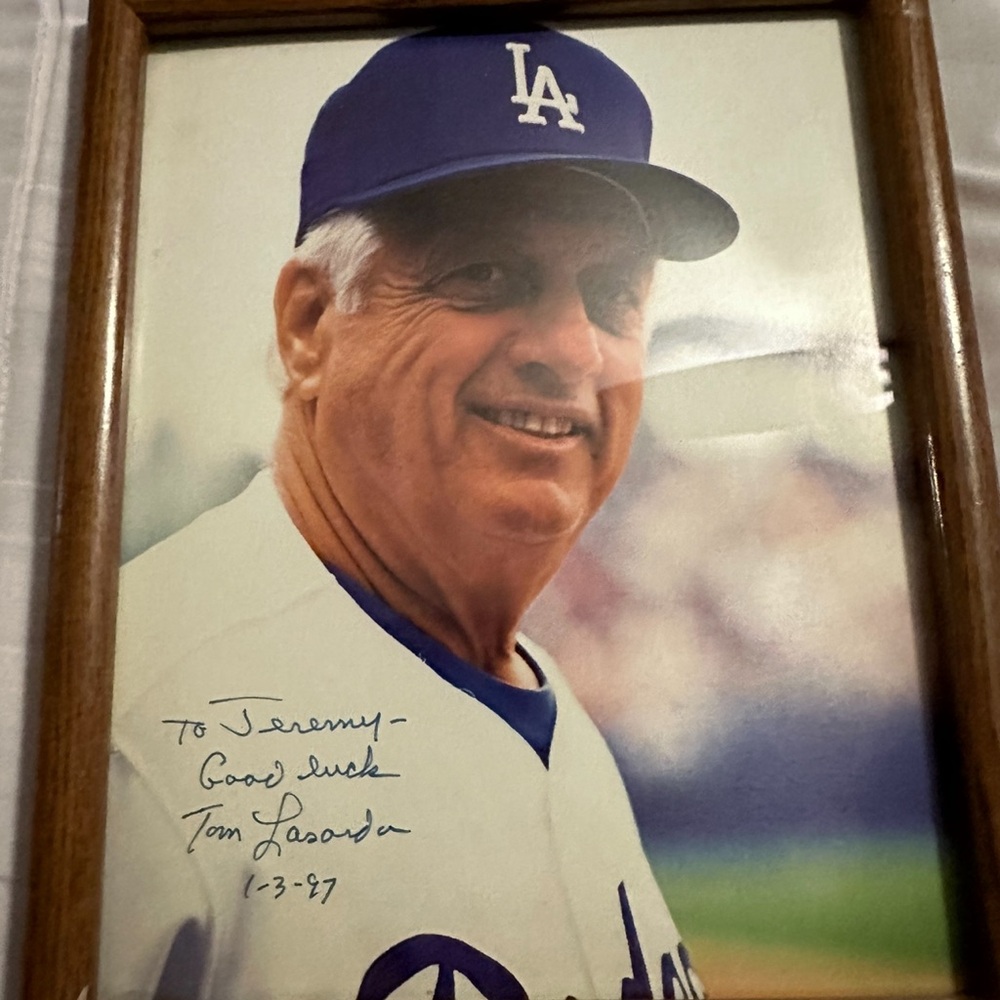 Tommy Lasorda picture Los Angeles Dodgers